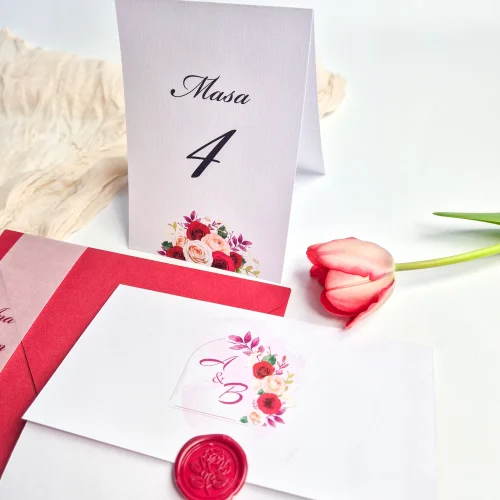 Invitație nuntă tipărită A1 - imagine 6