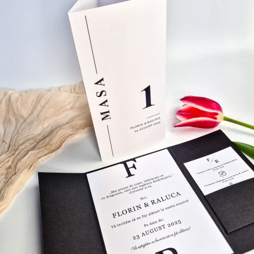 Invitație nuntă tipărită A4 - imagine 5