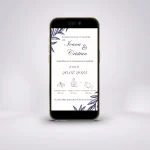 Invitație digitală nuntă D5