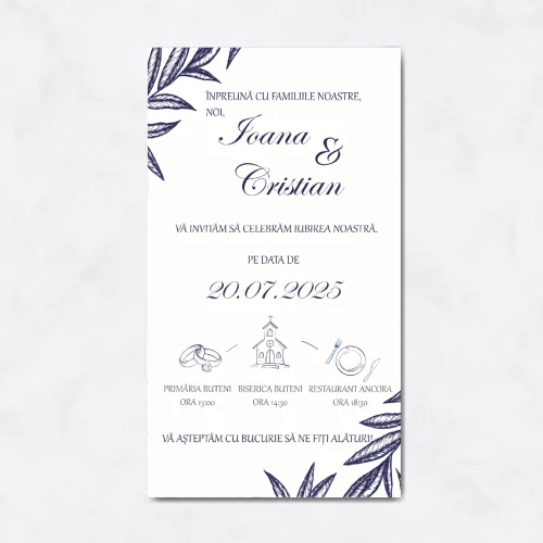 invitatie digitala nunta