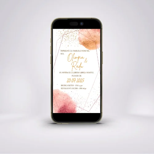 Invitație digitala nunta