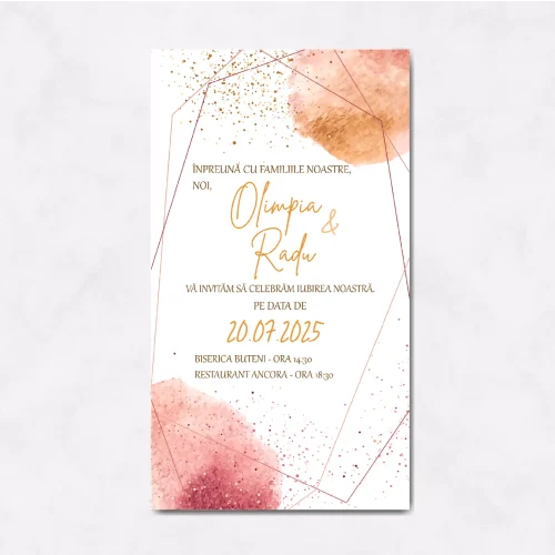 Invitație digitală nuntă