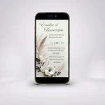 Invitație digitală nuntă D12