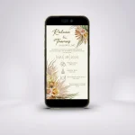 Invitație digitală nuntă D16