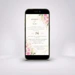 Invitație digitală nuntă D17