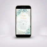 Invitație digitală nuntă D18