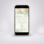 Invitație digitală nuntă D19