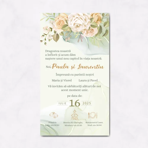 Invitație digitală nuntă D19 - imagine 2