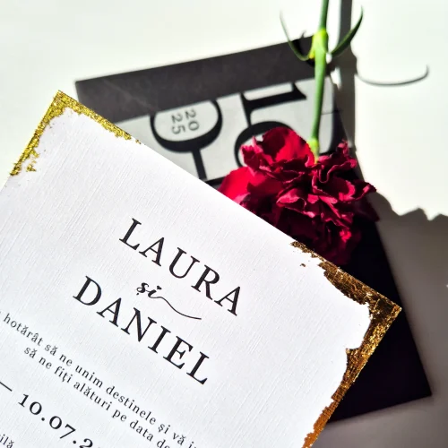 Invitație nuntă tipărită A3 - imagine 3