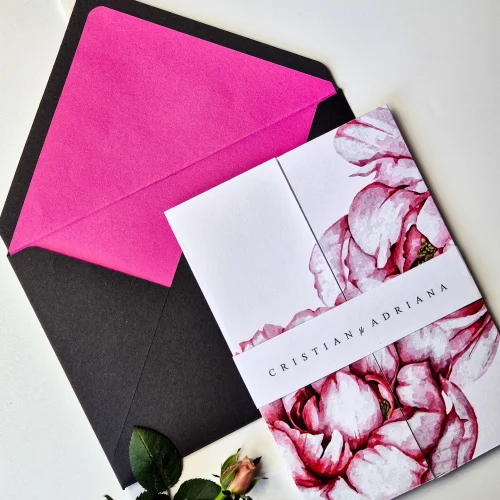 Invitație nuntă tipărită A5