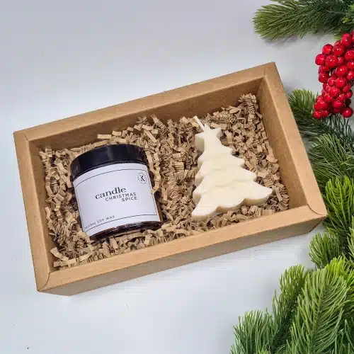 Set lumânări cadou Crăciun „Christmas Spice”